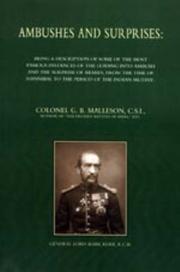 Cover of: AMBUSHES AND SURPRISES | Col. G. B. Malleson