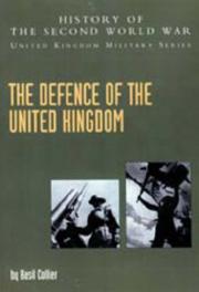 Cover of: Defence of the United Kingdom