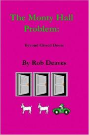 Cover of: The Monty Hall Problem by Rob, Deaves