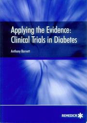 Cover of: Applying the Evidence: Clinical Trials in Diabetes
