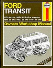 Cover of: Ford Transit (Petrol) 1978-86 Owner's Workshop Manual