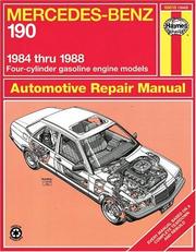 Cover of: Mercedes-Benz 190, 1984-1988