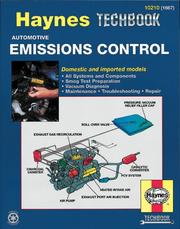 Cover of: The Haynes emissions control manual by Mike Stubblefield