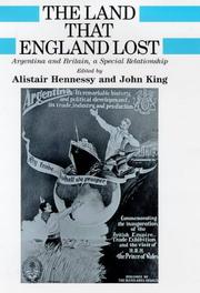 Cover of: The Land that England lost by edited by Alistair Hennessy and John King.