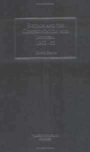 Cover of: Britain and the Confrontation with Indonesia, 1960-66 (International Library of Twentieth Centruy History)