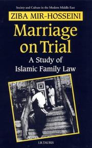 Cover of: Marriage on trial: a study of Islamic family law : Iran and Morocco compared