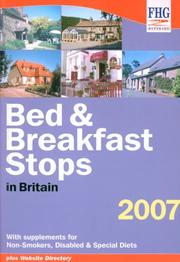 Cover of: Bed & Breakfast Stops in Britain (Bed & Breakfast Stops: England, Scotland, Wales & Ireland)