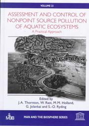 Cover of: Assessment and control of nonpoint source pollution of aquatic ecosystems | 