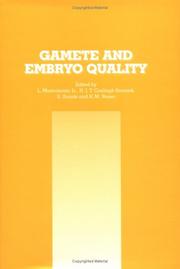 Gamete and embryo quality by Organon Round Table Conference (4th 1993 Thessalonikē, Greece)