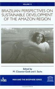 Cover of: Brazilian perspectives on sustainable development of the Amazon region