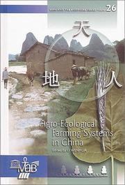 Cover of: Agro-Ecological Farming Systems in China (Man and the Biosphere Series)
