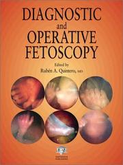 Cover of: Diagnostic and Operative Fetoscopy