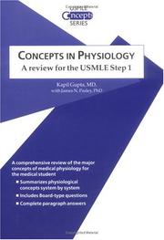 Cover of: Concepts in physiology: a review for the USMLE step 1