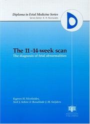 Cover of: The 11-14-Week Scan: The Diagnosis of Fetal Abnormalities