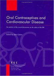 Cover of: Oral contraceptives and cardiovascular disease | 
