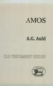 Cover of: Amos (Old Testament Guides) by A. Graeme Auld