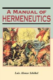 Cover of: A Manual of Hermeneutics (The Biblical Seminar, 54)