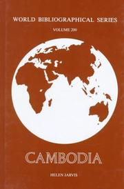 Cover of: Cambodia by Helen Jarvis