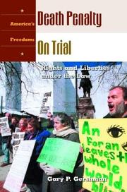 Cover of: Death Penalty on Trial: A Handbook with Cases, Laws, and Documents (On Trial)