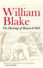 Cover of: The Marriage of Heaven and Hell by William Blake, Michael R. Phillips