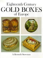 Cover of: Eighteenth century gold boxes of Europe