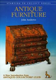 Cover of: Antique furniture by Andrews, John
