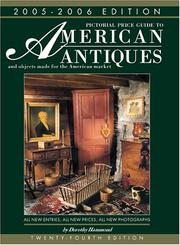 Cover of: Pict. Price Guide to American Antiques 05-06: And Objects Made For The American Market 2005-2006 (Pictorial Price Guide to American Antiques and Objects Made for the American Market)