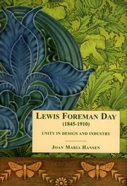 Cover of: Lewis F. Day: Unity in Design and Industry