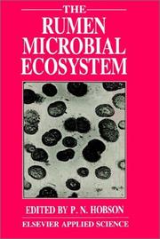 Cover of: The Rumen microbial ecosystem