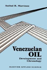 Cover of: Venezuelan oil: development and chronology