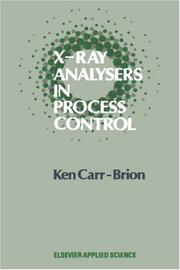 Cover of: X-ray analysers in process control