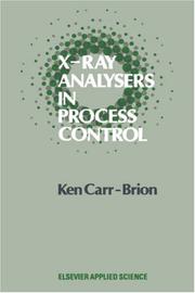 Cover of: X-ray analysers in process control by K. Carr-Brion