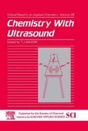 Cover of: Chemistry with ultrasound by edited by T.J. Mason.