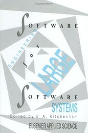 Cover of: Software engineering for large software systems