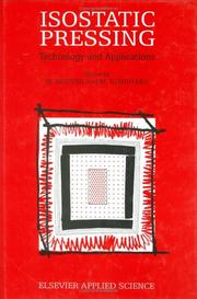 Cover of: Isostatic pressing: technology and applications