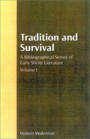 Cover of: Tradition and Survival, Vol.1 by Hossein Modarressi