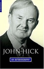 Cover of: John Hick: An Autobiography