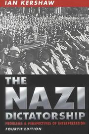 Cover of The Nazi dictatorship