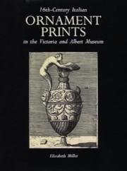 Cover of: 16th-century Italian ornament prints in the Victoria and Albert Museum by Victoria and Albert Museum, London
