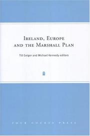 Cover of: Ireland, Europe and the Marshall Plan by Till Geiger & Michael Kennedy, editors.