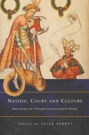 Cover of: Nation, Court and Culture: New Essays on Fifteenth-Century English Poetry