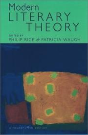 Cover of: Modern Literary Theory, Rice & Waugh
