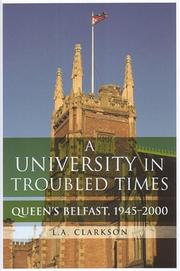 Cover of: Queen's Belfast, 1945-2000 by L. A. Clarkson