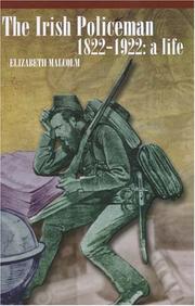 Cover of: The Irish Policeman, 1822-1922: A Life