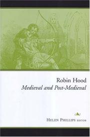 Cover of: Robin Hood: Medieval And Post-Medieval