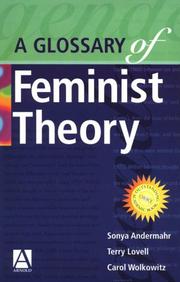 Cover of: A Glossary of Feminist Theory