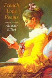 Cover of: French love poems