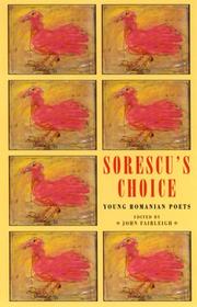 Cover of: Sorescu's choice: young Romanian poets