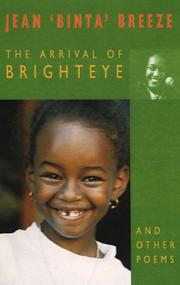 Cover of: The arrival of Brighteye and other poems by Jean Breeze