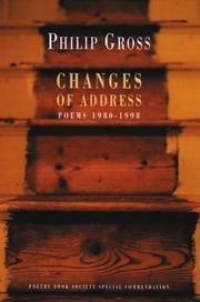 Cover of: Changes of address: poems, 1980-1998